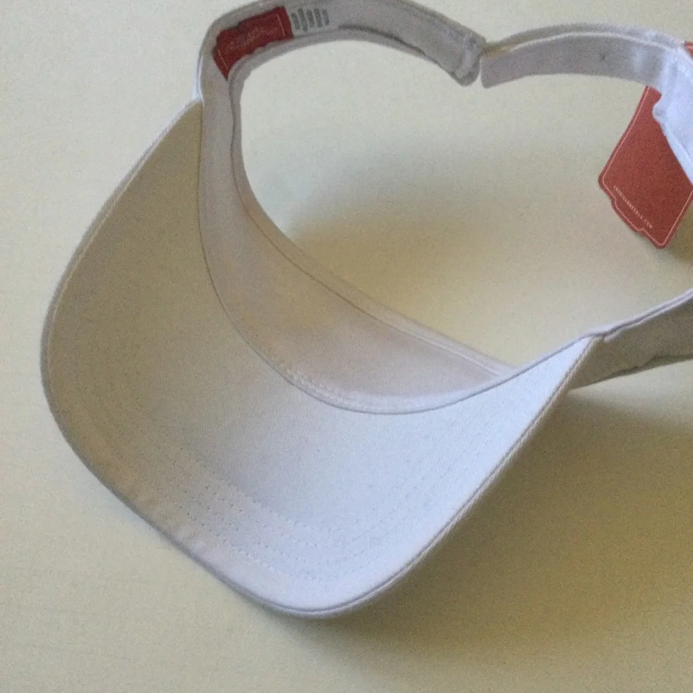 AMERICAN NEEDLE LA VISOR WHITE OS ADJUSTABLE NWT